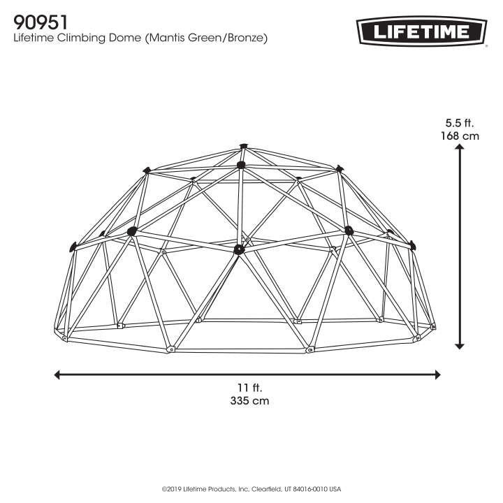 LIFETIME Klettergerüst Geodome